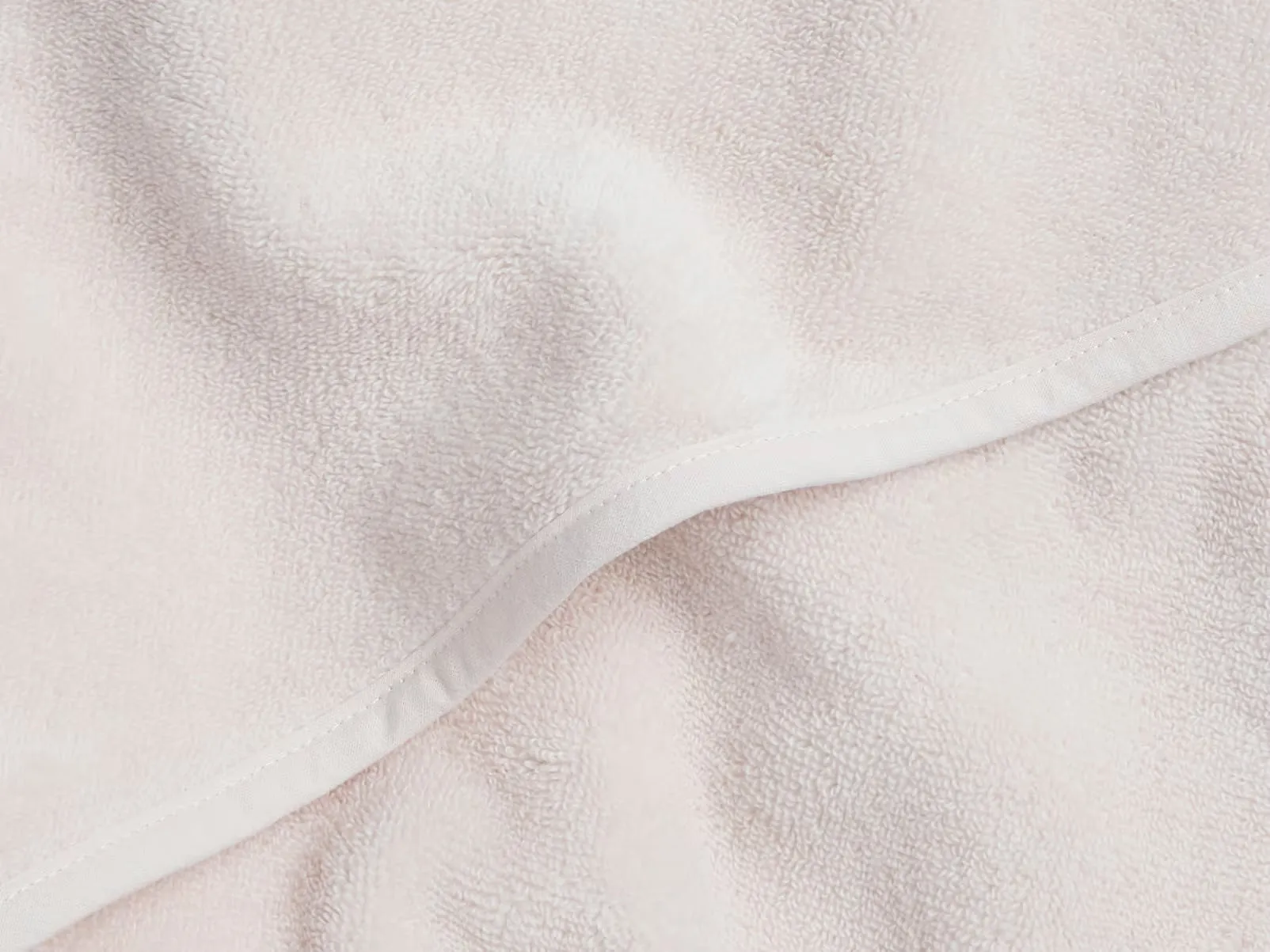 Organic Hooded Toddler Towel (Blush)