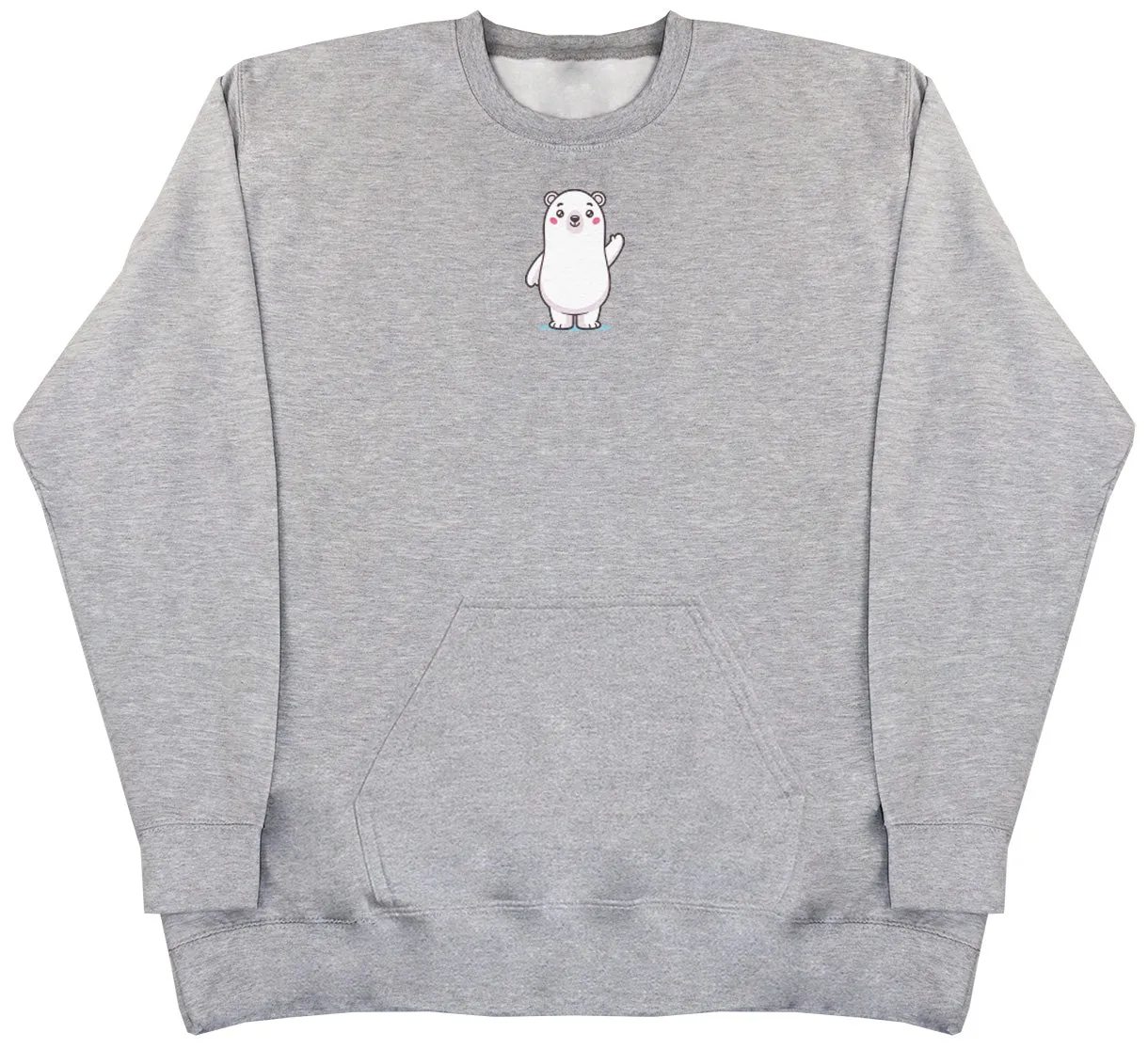 Polar Bear - Huge Oversized Hoodless Hoodie