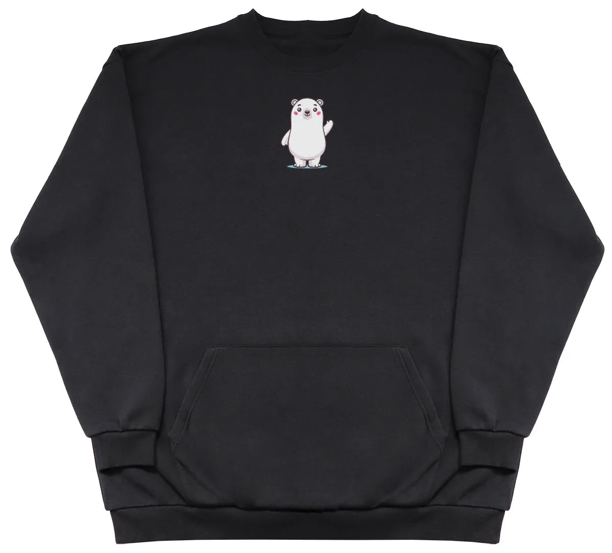 Polar Bear - Huge Oversized Hoodless Hoodie