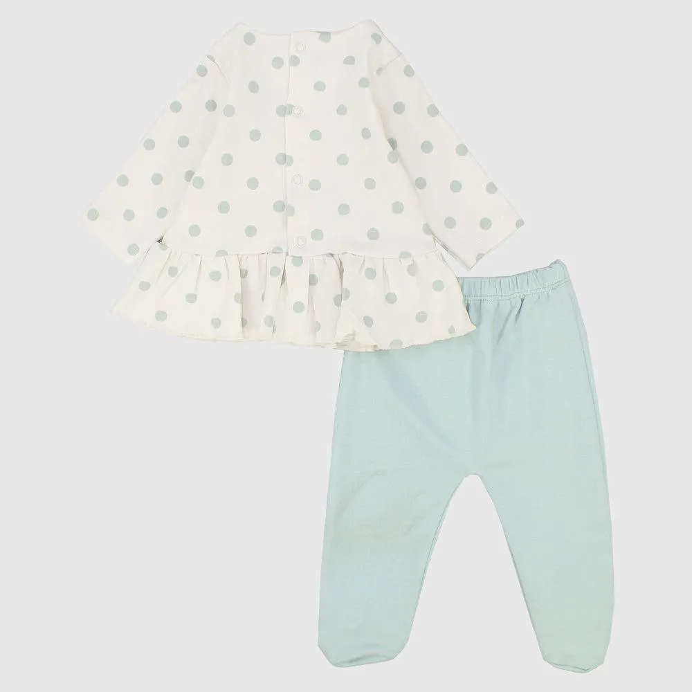 Polka Dots Long-Sleeved Pajama