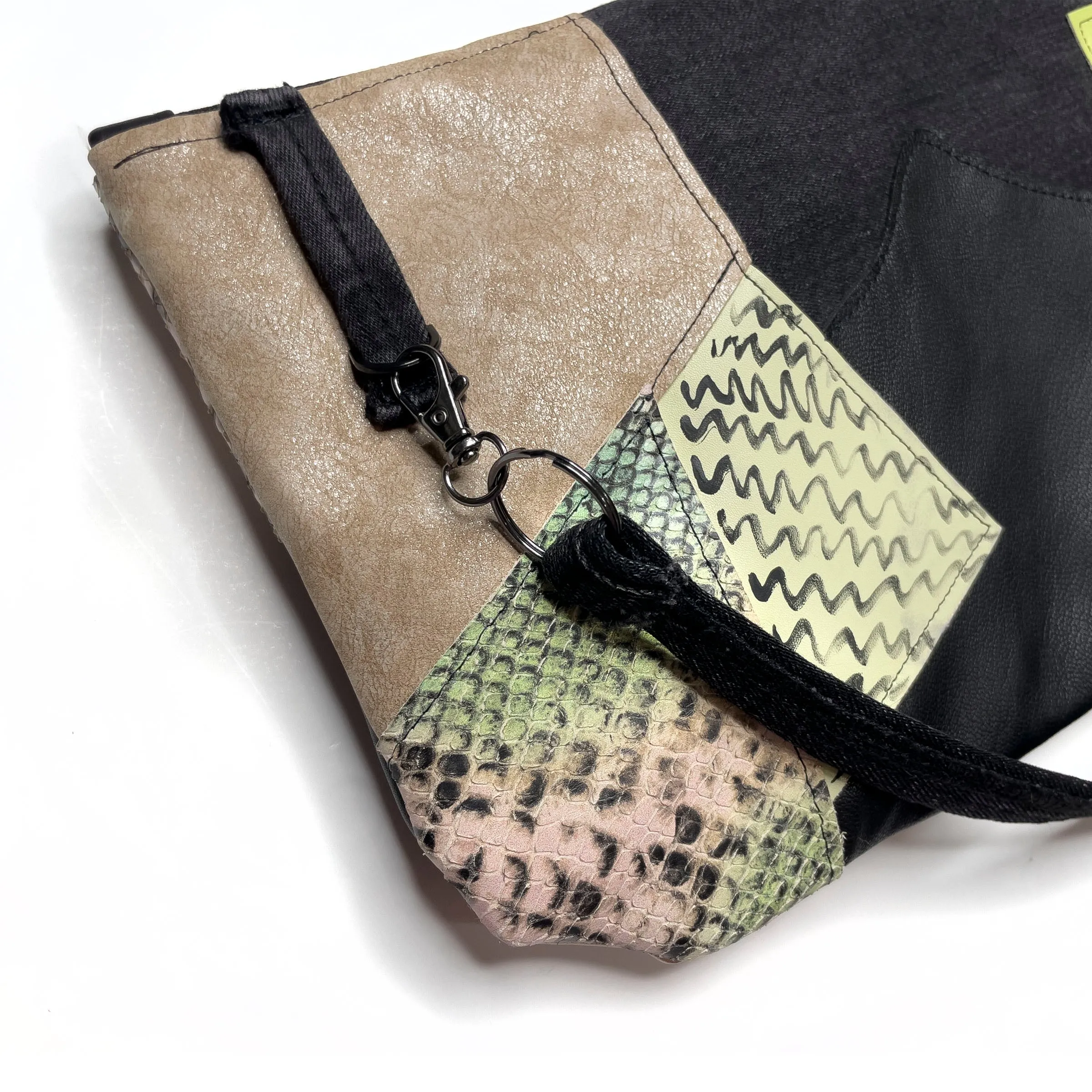 Pretty Patchwork, Genuine Leather Handmade Bag