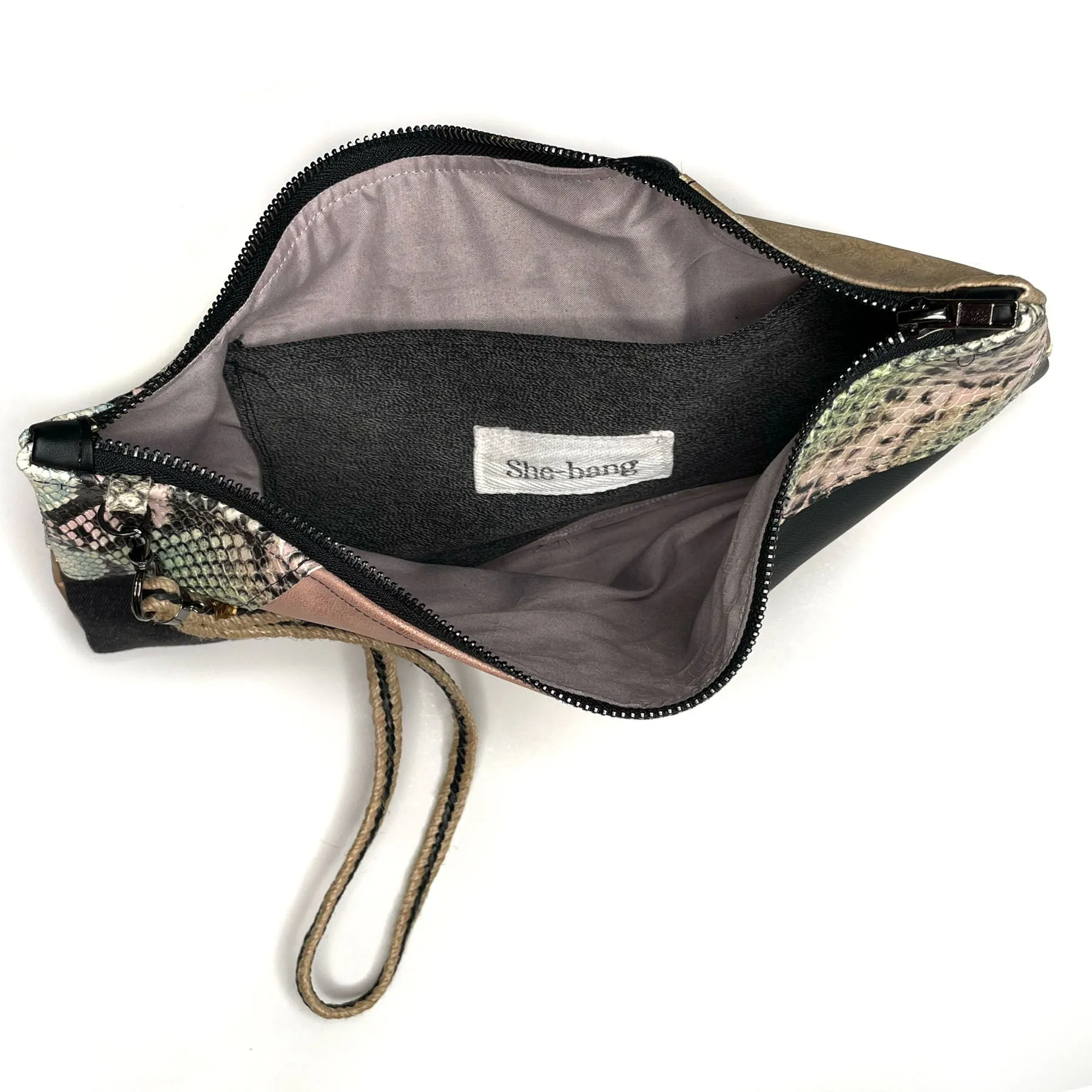 Pretty Patchwork, Genuine Leather Handmade Bag