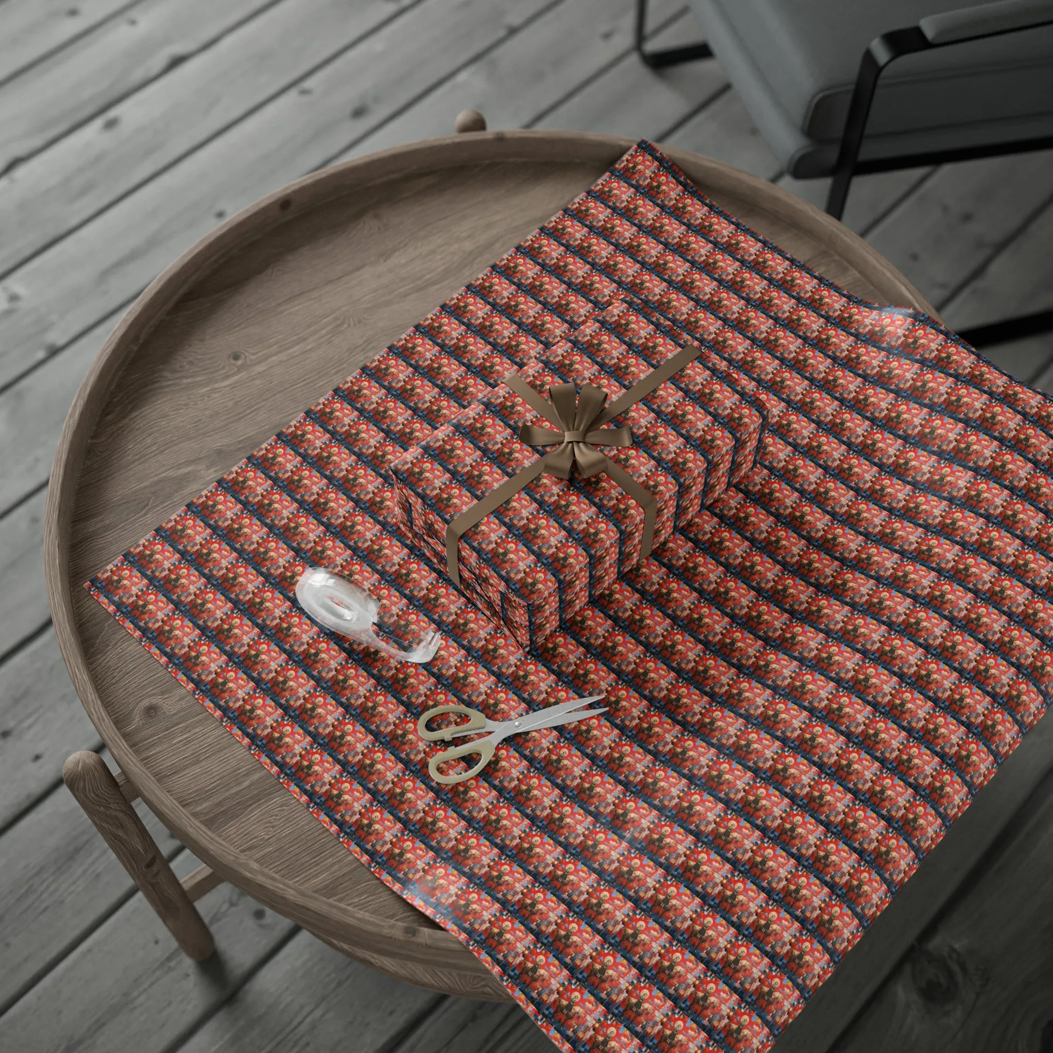 Ride in Sunset Wrapping Paper