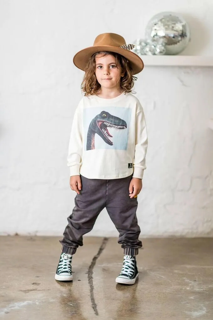 Rock Your Kid Black Chillax Trackpants