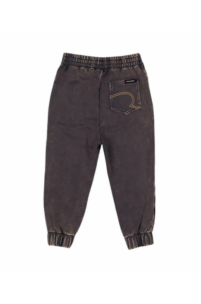 Rock Your Kid Black Chillax Trackpants