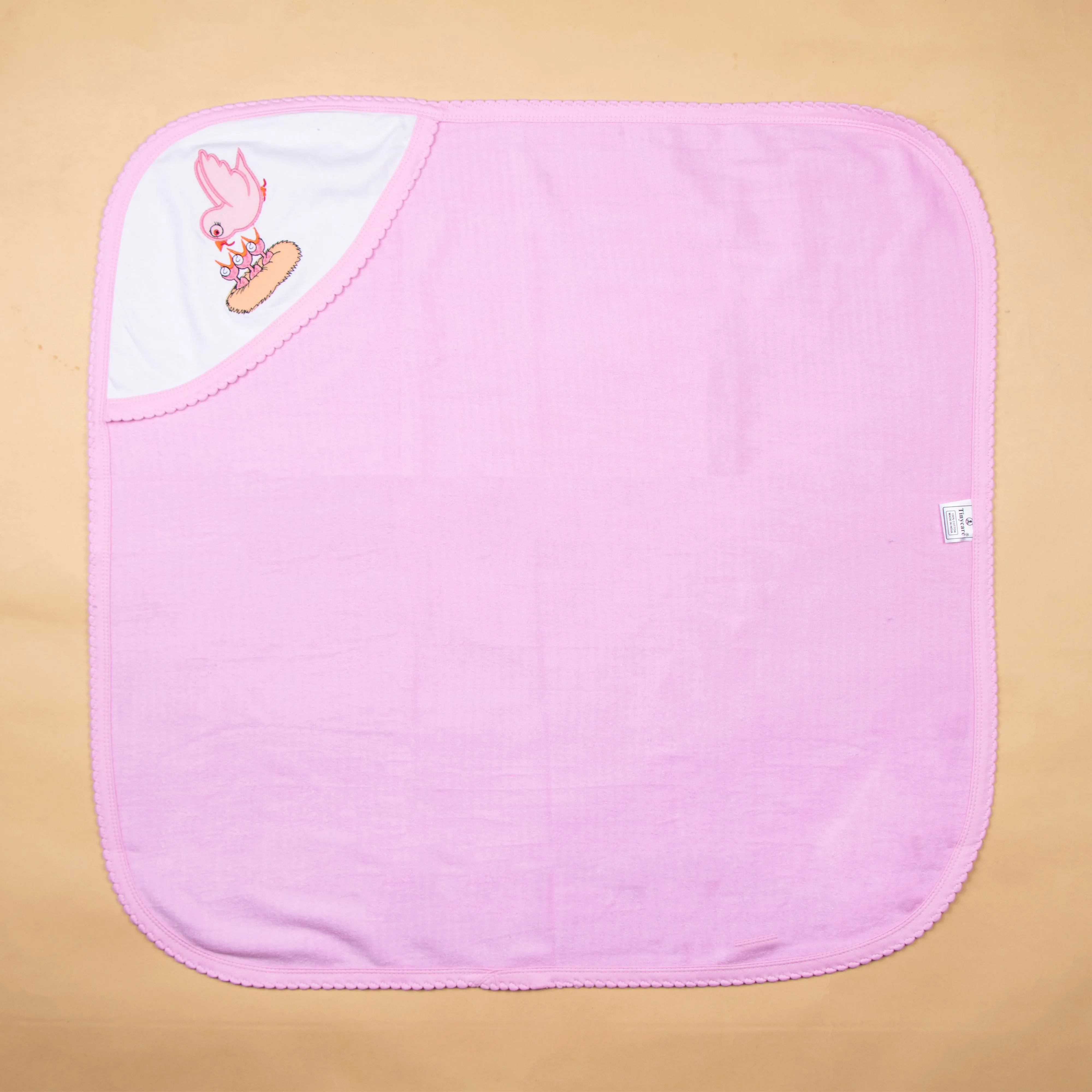 Tinycare Cozy Stripes Hooded Baby Towel