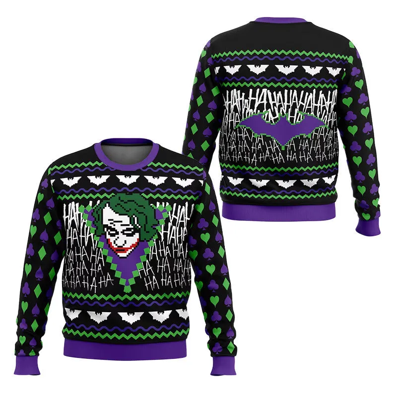 Ugly Sweater JulesRoche All-Over Graphic Holiday Knit