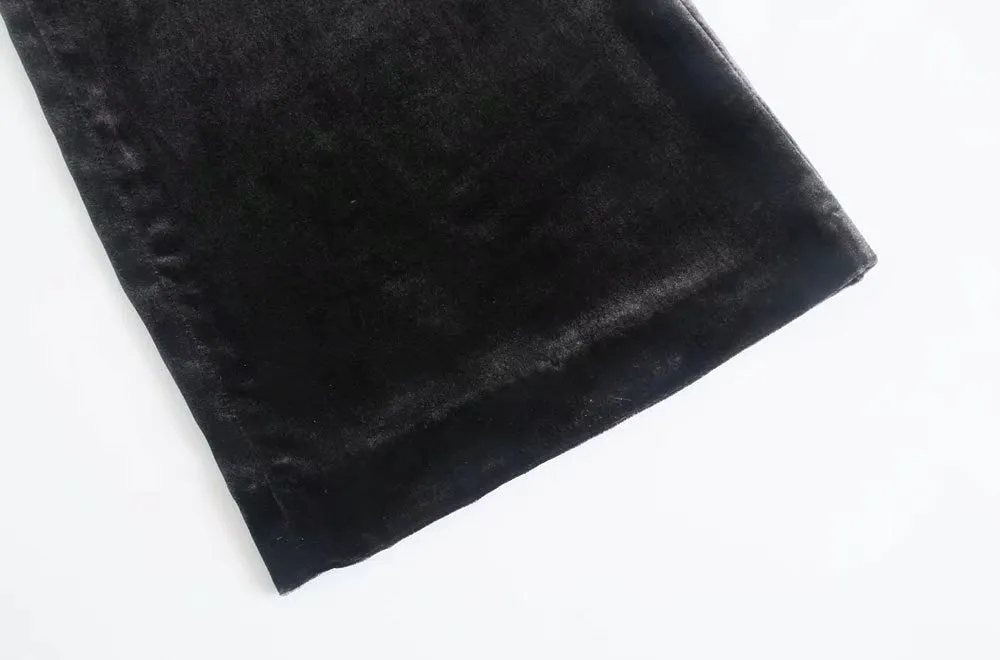 VELVET AND SILK TROUSERS - LIMITED EDITION