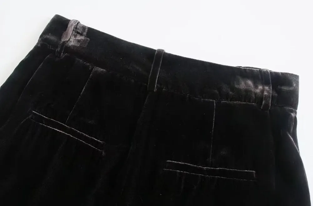 VELVET AND SILK TROUSERS - LIMITED EDITION