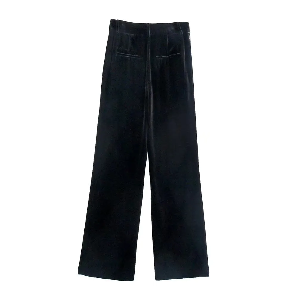 VELVET AND SILK TROUSERS - LIMITED EDITION