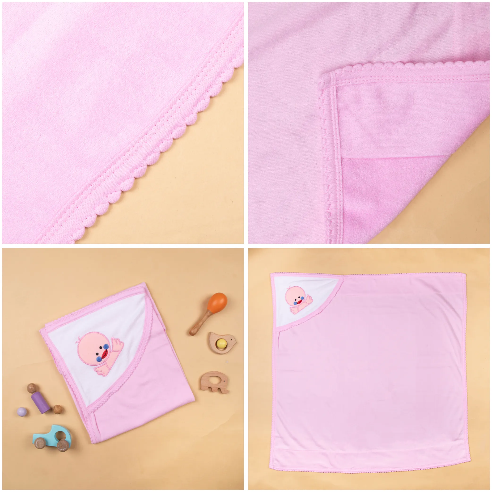 Warm & cozy terry hooded towel