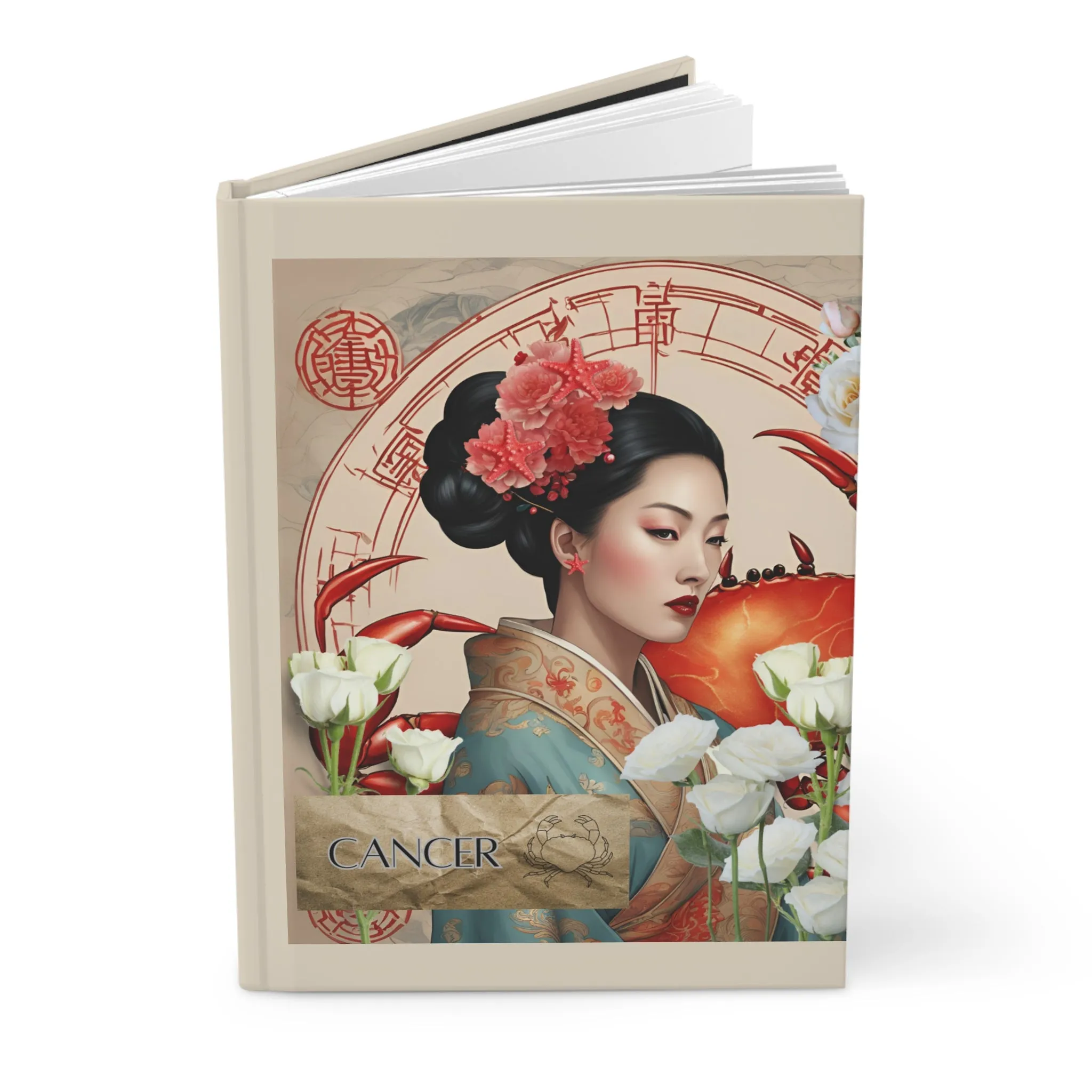 Zodiac Cancer Hardcover Journal Matte